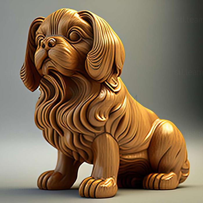 3D модель Маленький лев собака (STL)